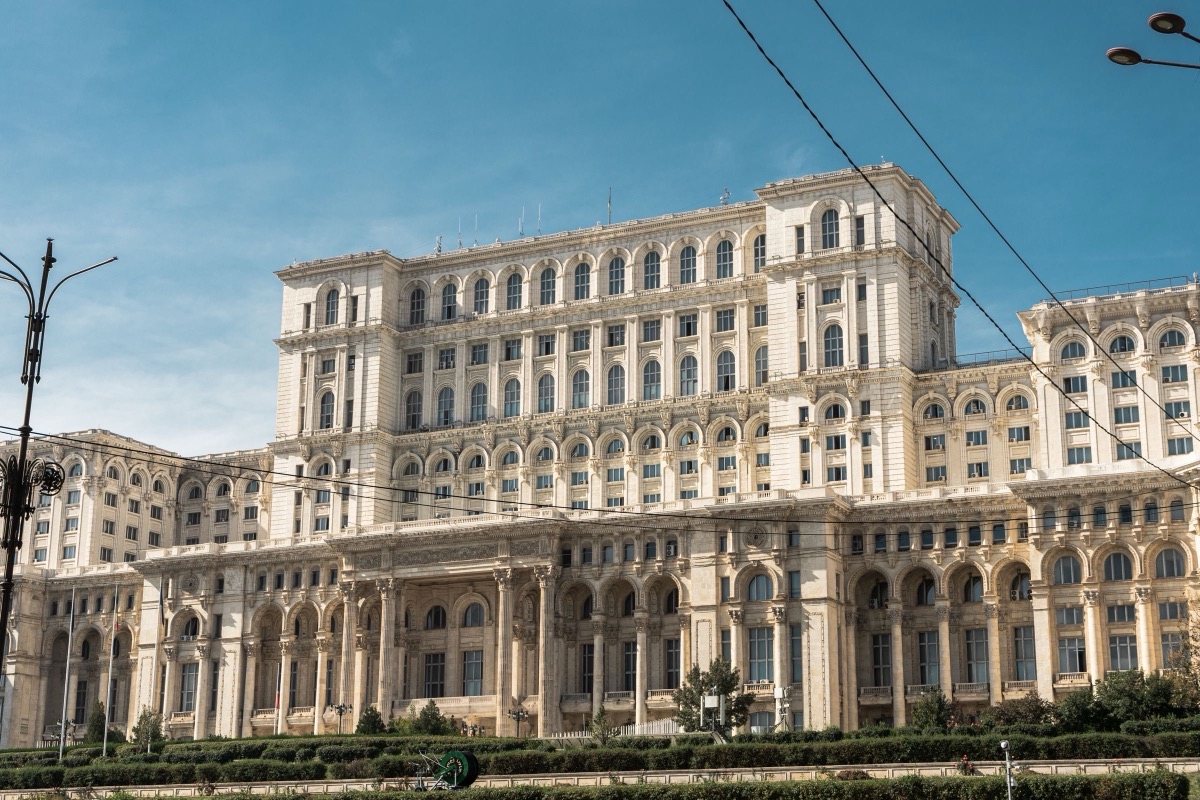The Palace of the Parliament in Bucharest